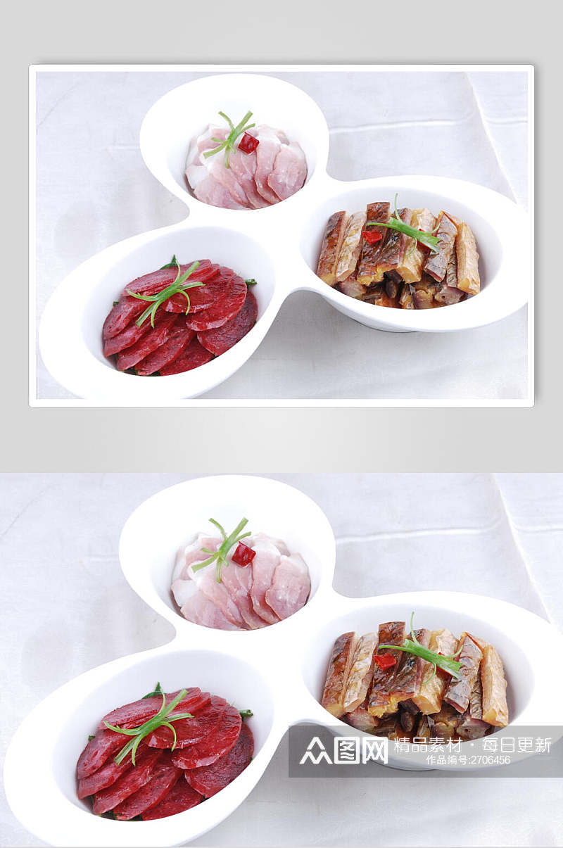 武汉腊味拼食物图片素材