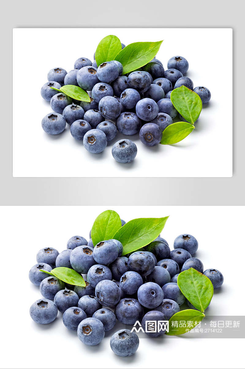 蓝莓水果高清图片素材