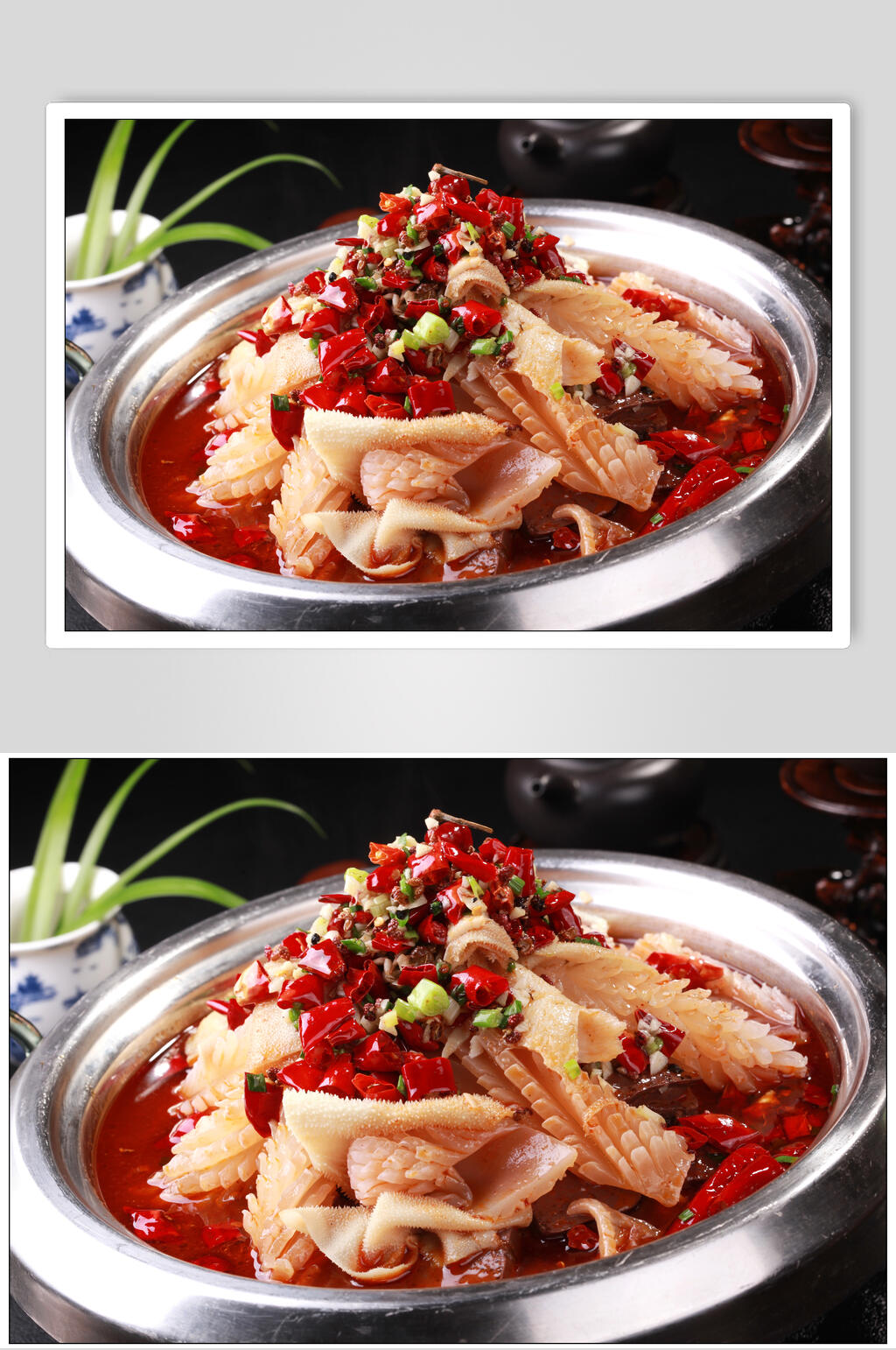 香辣毛血旺美食图片素材
