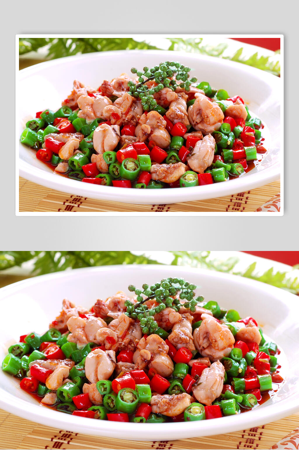 鲜椒美蛙食物摄影图片素材