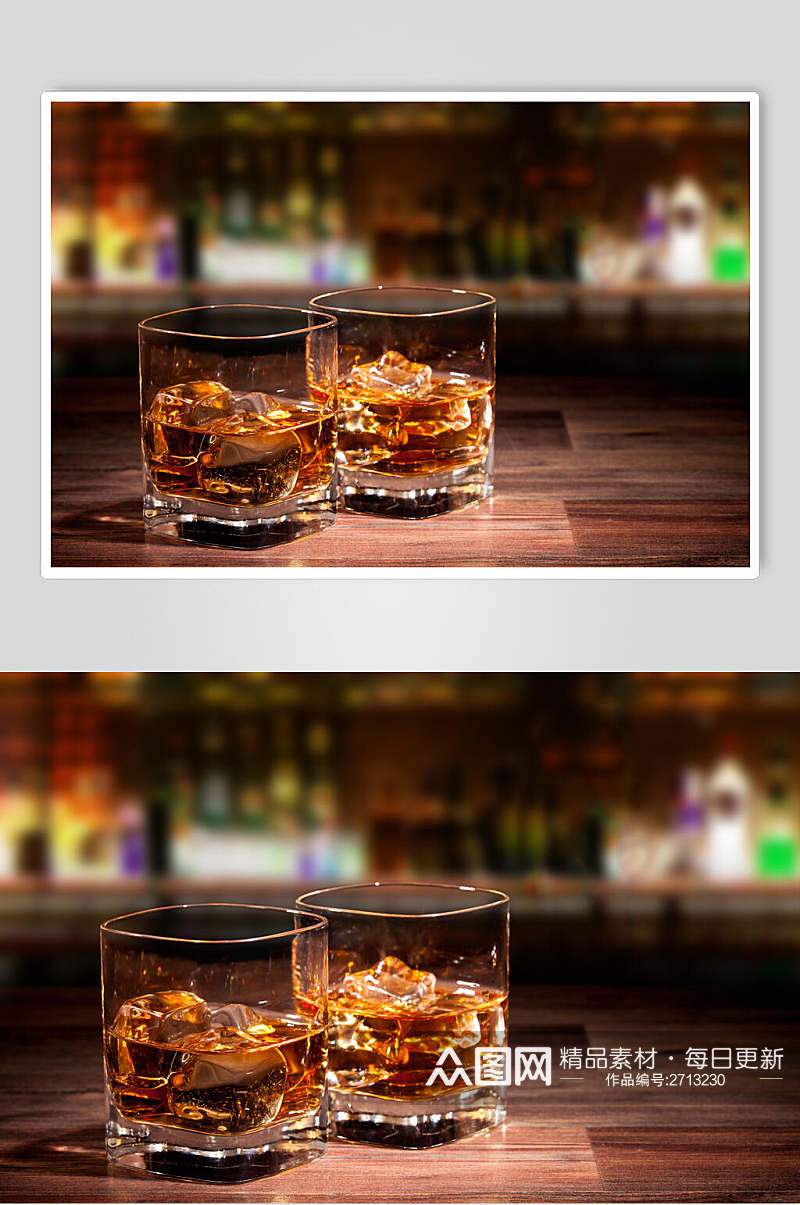 冰镇威士忌摄影图片素材