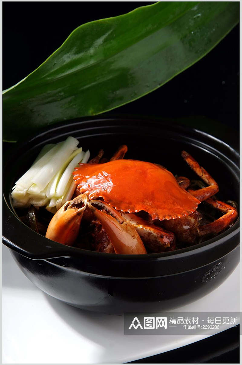 伊面蟹食物摄影图片素材