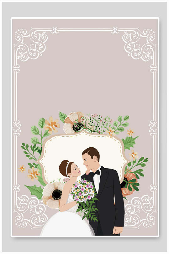 清新结婚背景图片-清新结婚背景设计素材-清新结婚背景模板下载