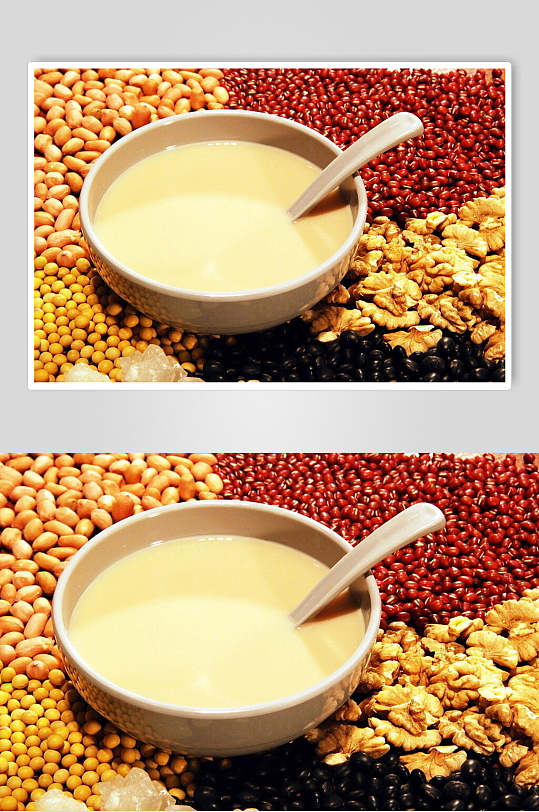 黄豆豆浆豆汁豆奶食品图片
