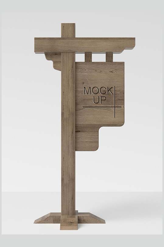 欧式指路牌样机现代圆角指路牌样机立即下载蓝色路牌指示牌样机经典