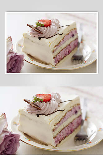 招牌美味吐司蛋糕食品摄影图片