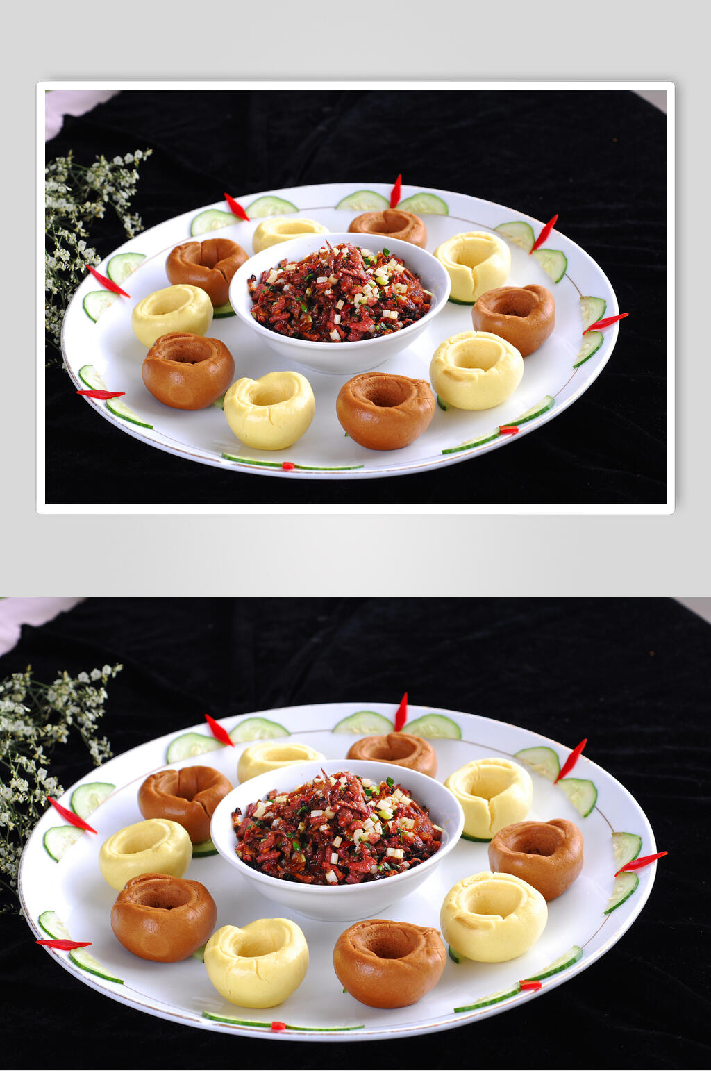 外婆粗粮包食物图片素材