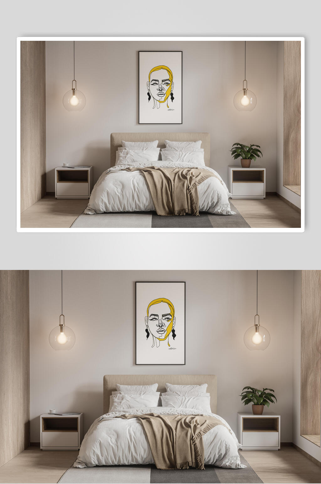 简约欧式家具样机素材