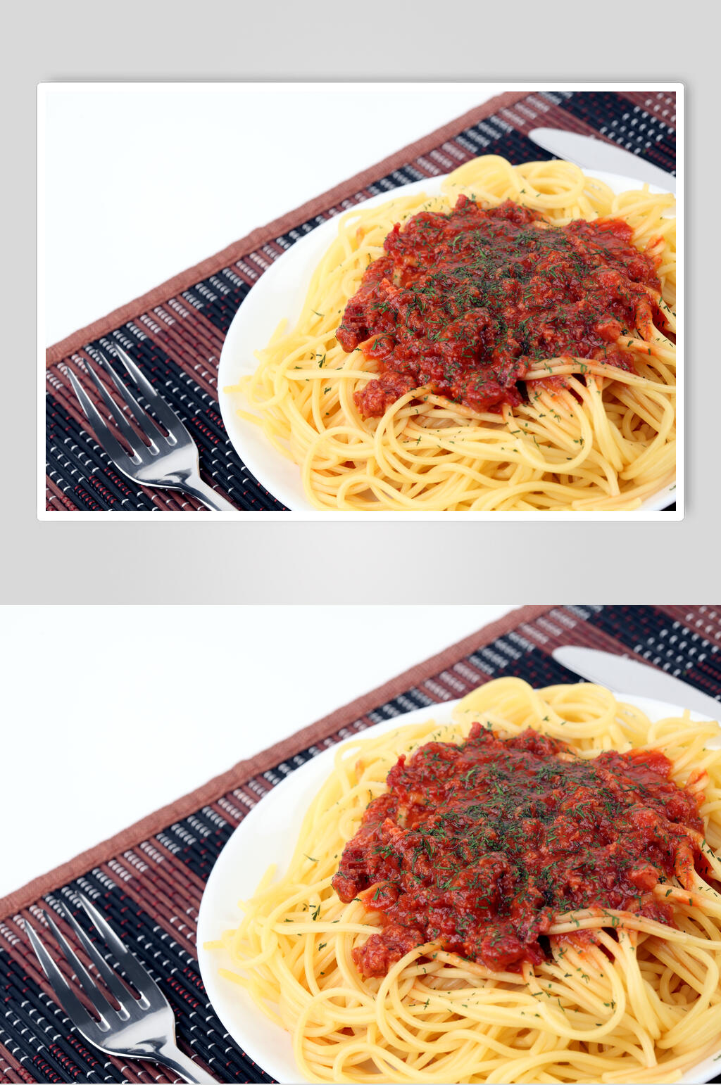 香浓美味意大利面通心粉食品图片素材
