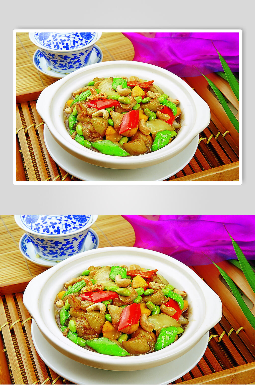 八宝茄丁酱香图片素材