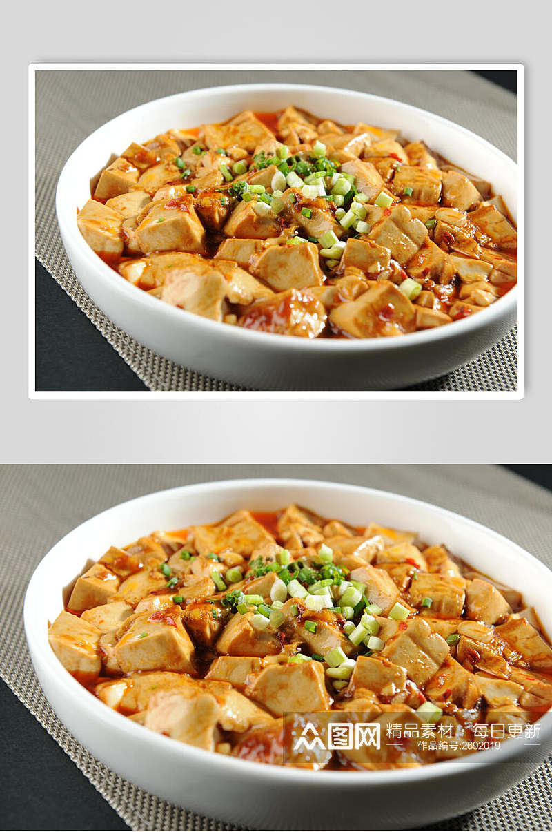 秘制麻婆豆腐美食食品图片素材