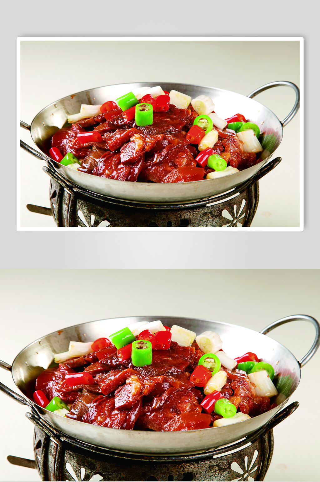 香辣美味干锅牛肉图片素材