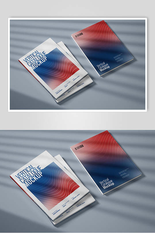 正面书本杂志样机-众图网