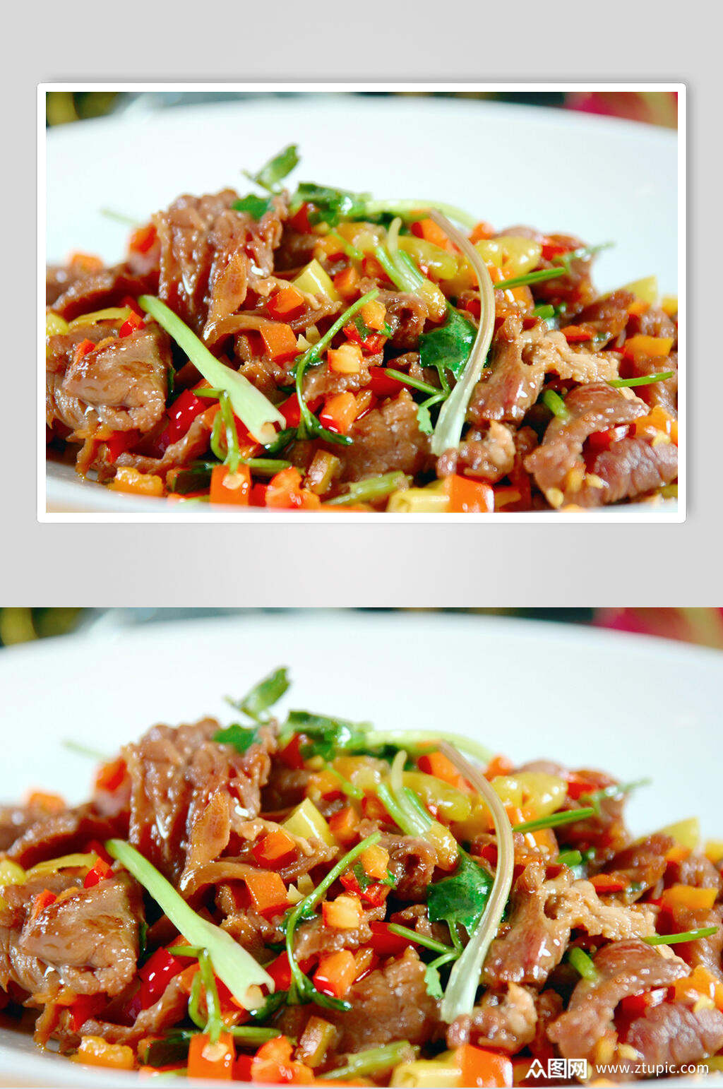 家常菜小炒黄牛肉图片