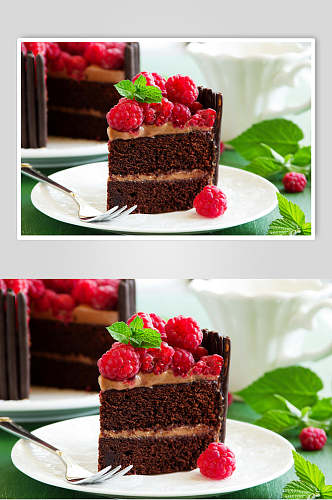 营养草莓水果甜点蛋糕切件图片