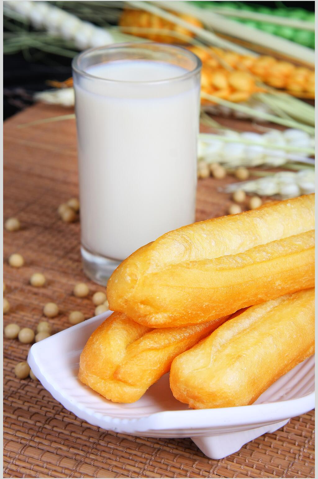 油条豆浆豆汁豆奶图片素材