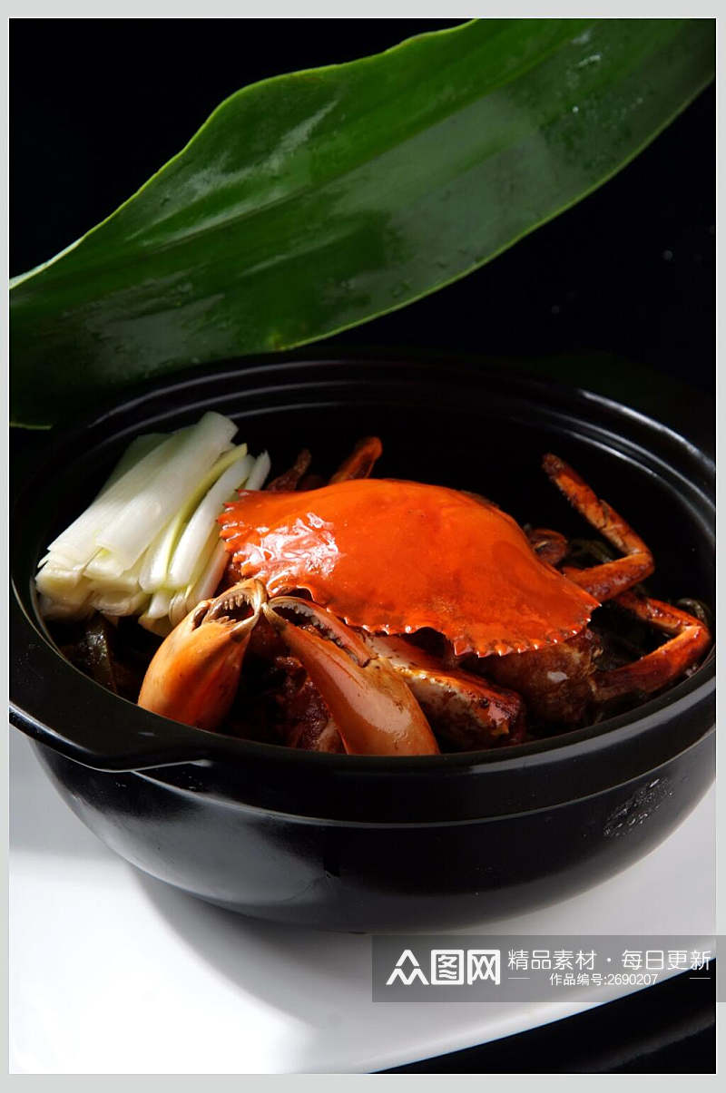 伊面蟹食物摄影图片素材