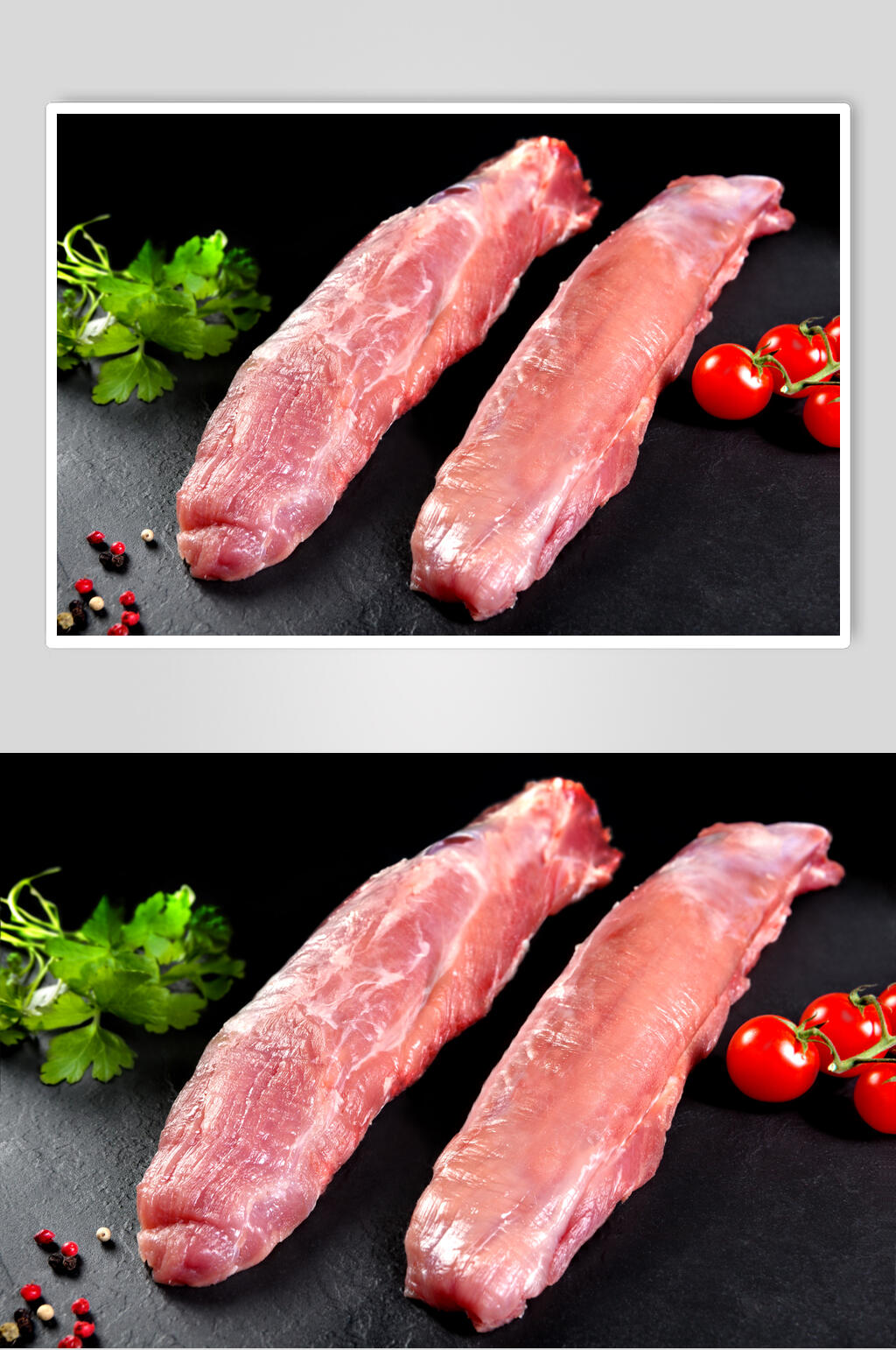 新鲜肉片鲜肉食物食材摄影图素材
