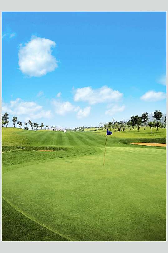 大气雅观高尔夫草地图片