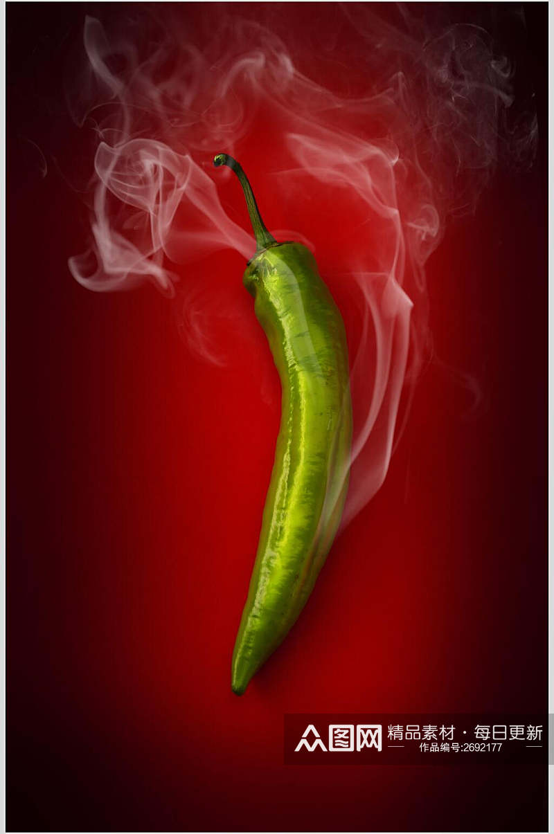 红色大气青椒蔬菜摄影图片素材