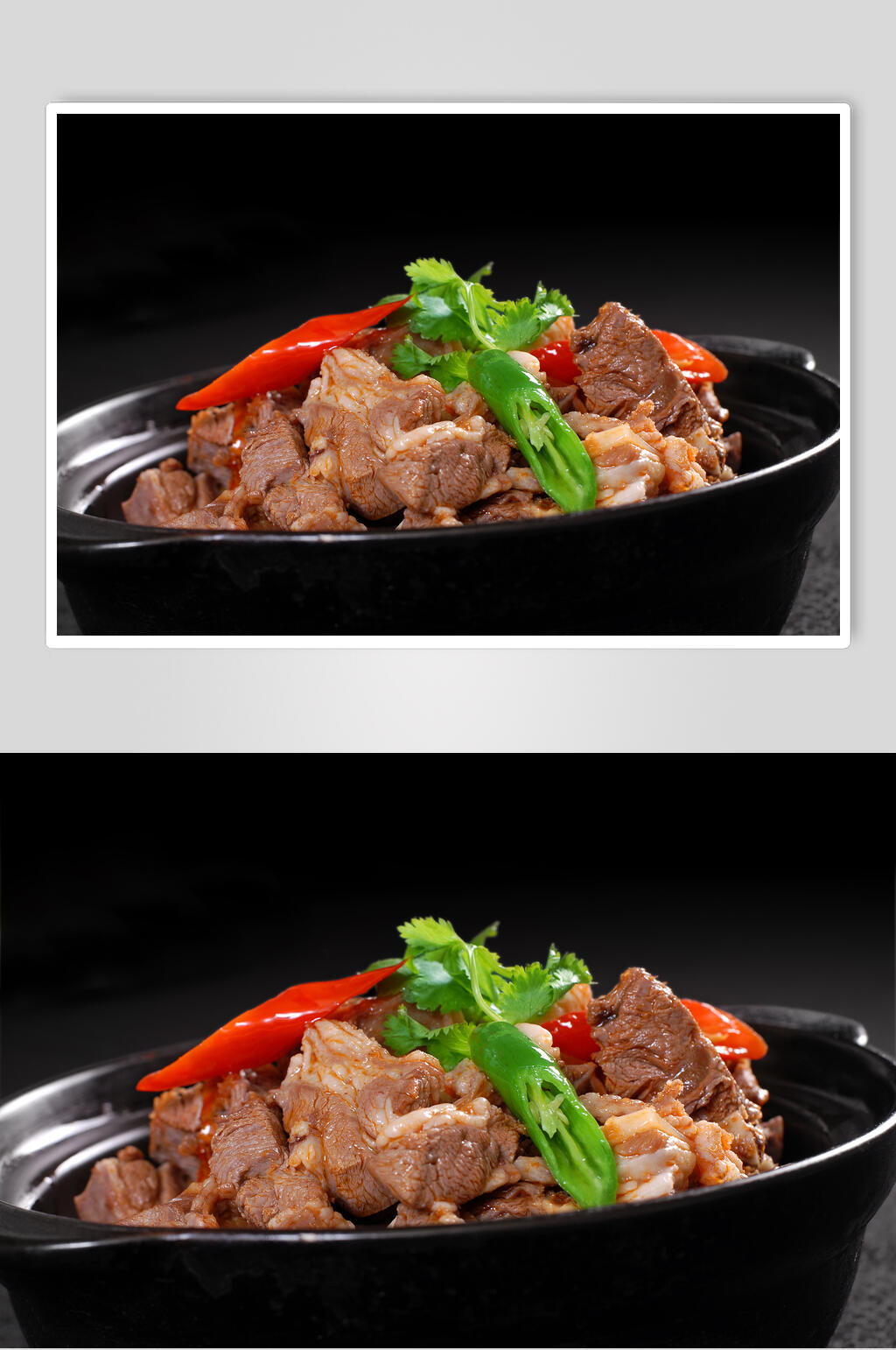 招牌热羊肉煲图片素材