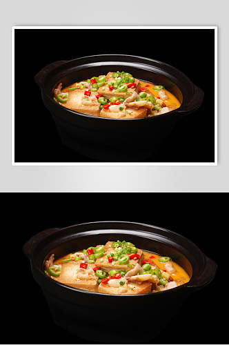 五花肉炖煎豆腐图片