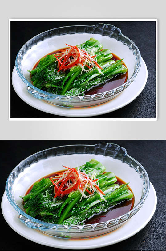 新鲜白灼凤尾图片