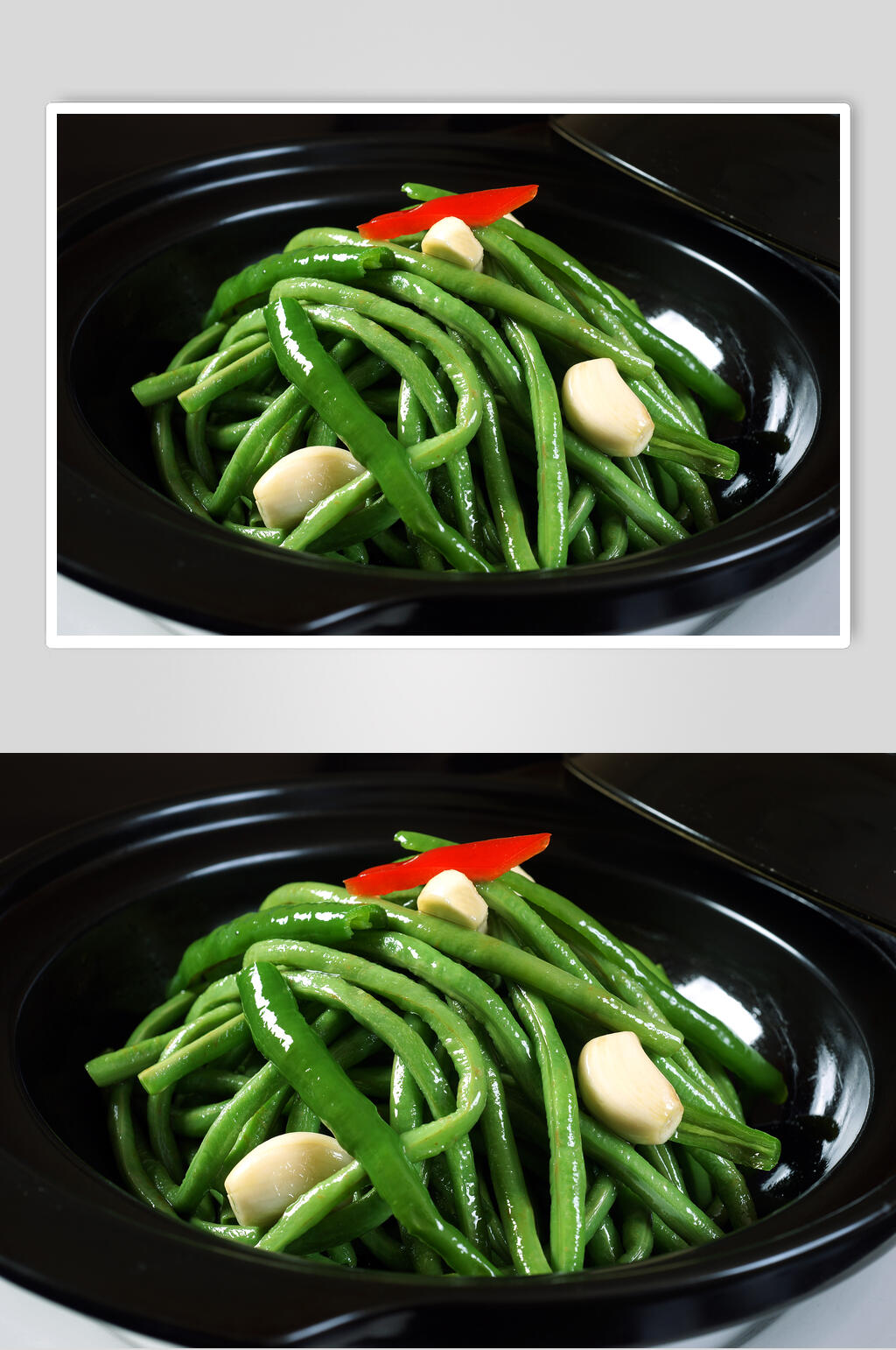 新鲜砂锅长豆角图片素材