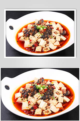 特色豆瓣麻婆豆腐美食食品图片