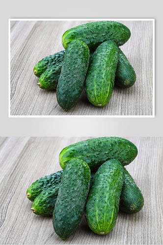 绿色黄瓜青瓜食品摄影图片