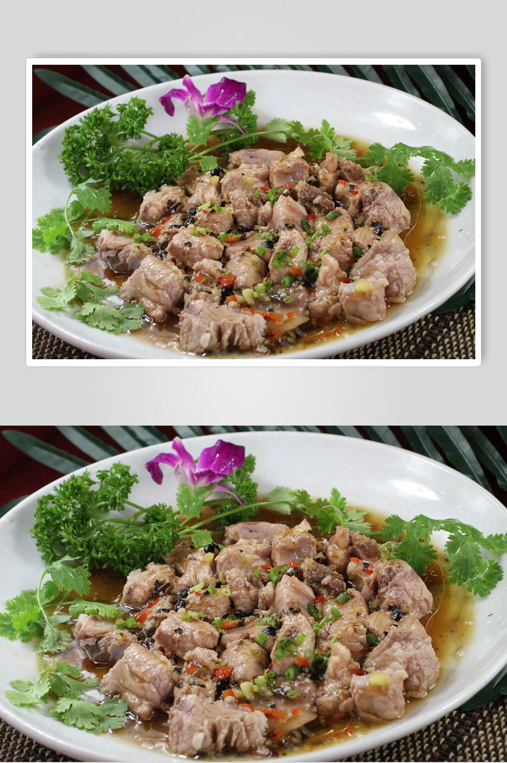 飘香鼓汁蒸排骨图片素材