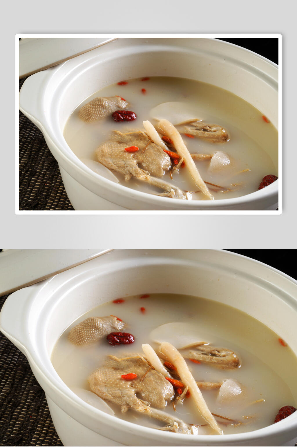 热天麻乳鸽煲图片素材