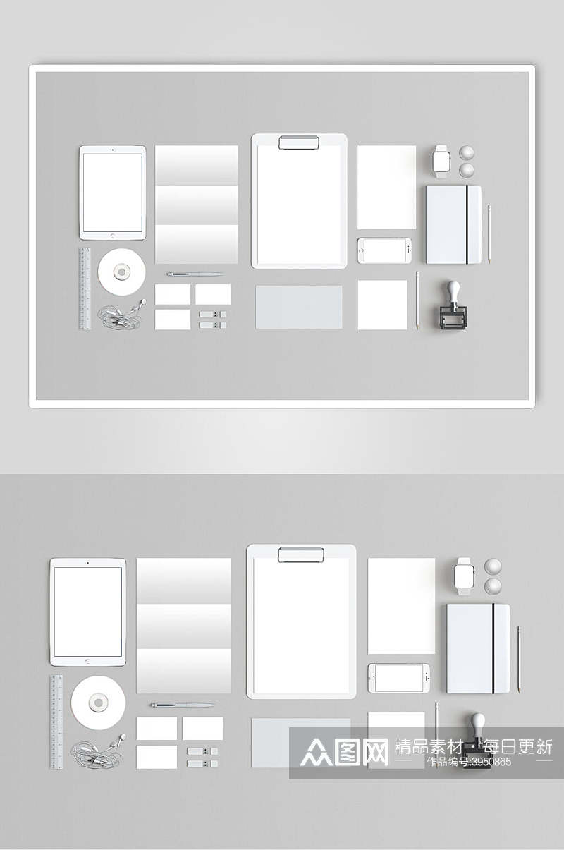 品牌经典文具样机素材