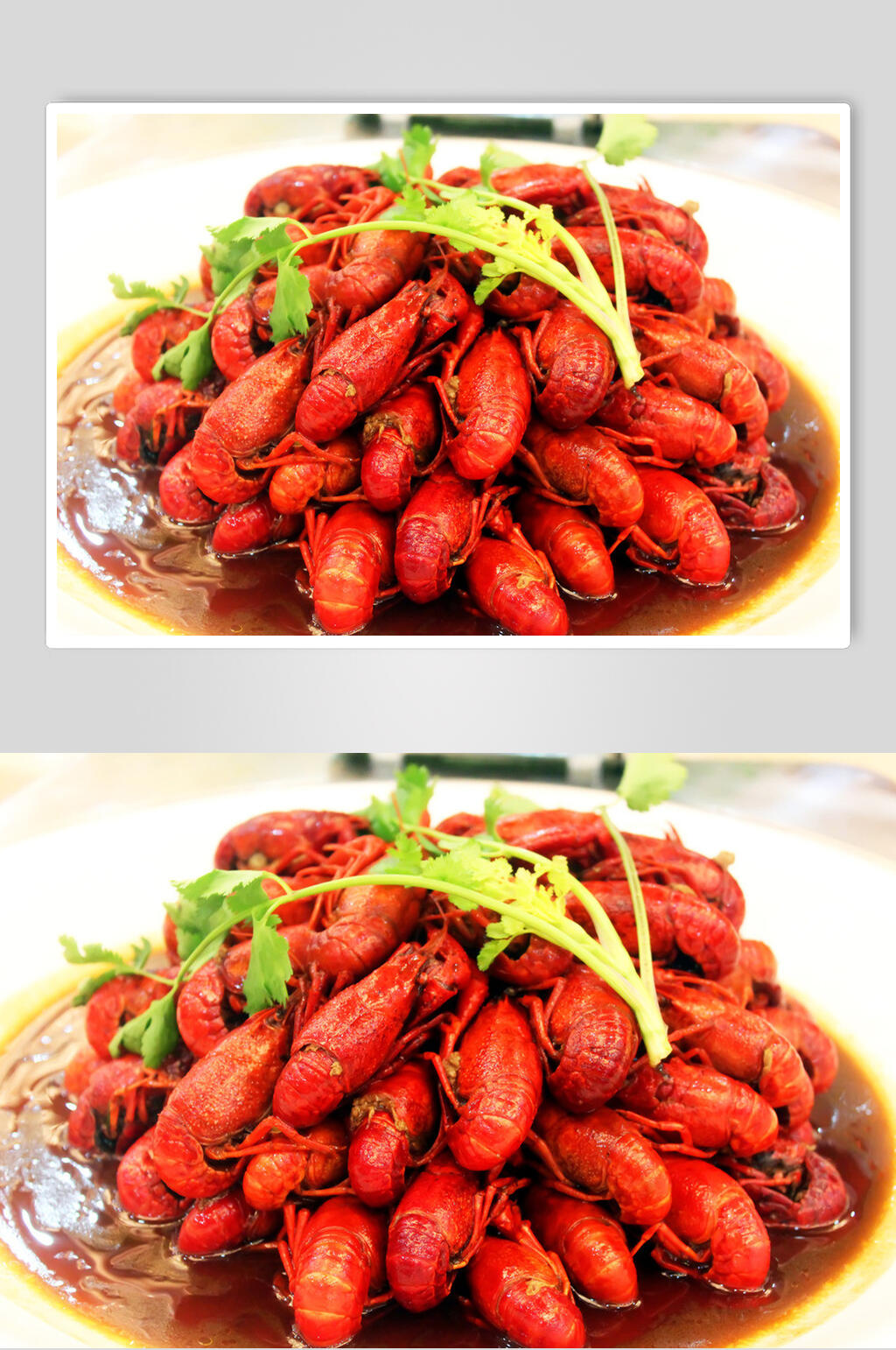 香浓美味海鲜小龙虾食物高清图片素材