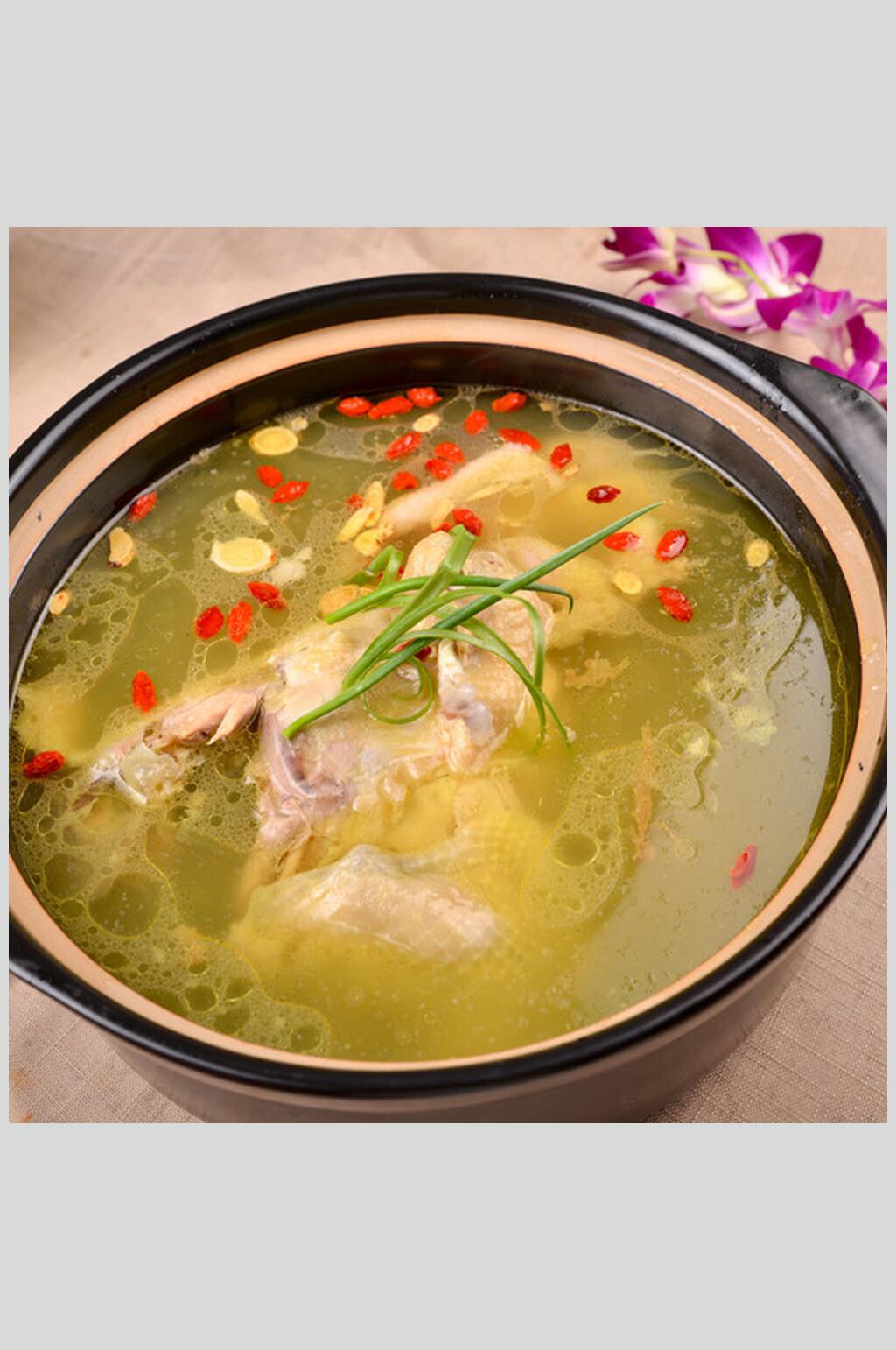 美味人参鸡汤图片素材