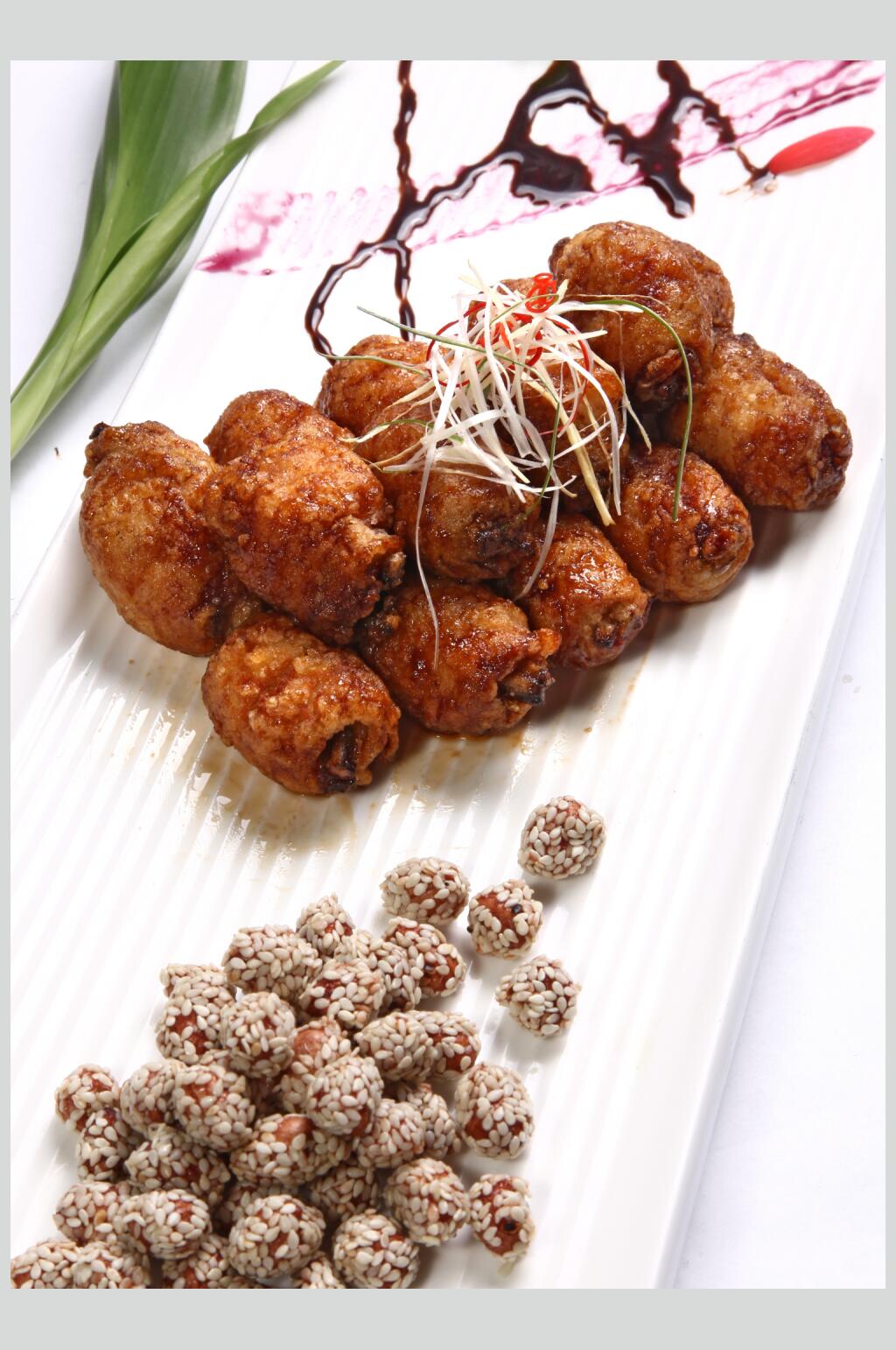 小吃双味小酥肉图片素材