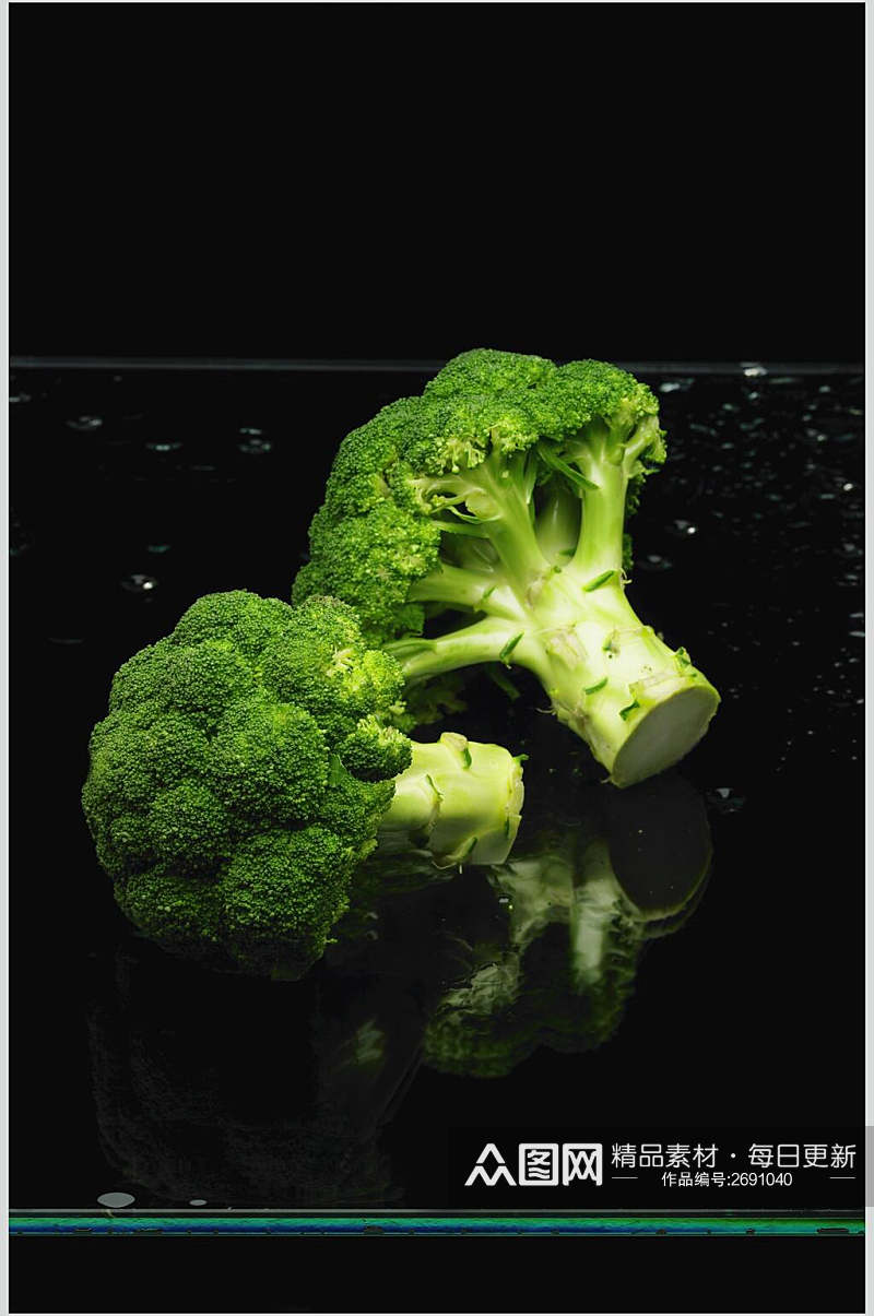 西蓝花蔬菜食物摄影图片素材