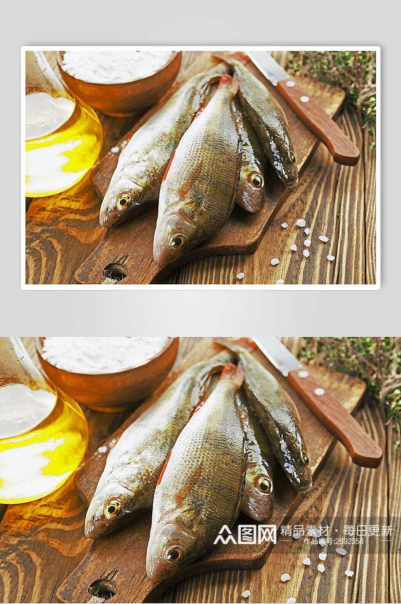 精品鱼水产品海鲜餐饮高清图片素材