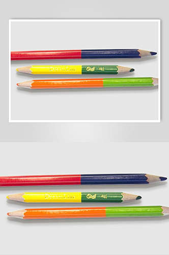 彩色蜡笔手绘工具元素素材