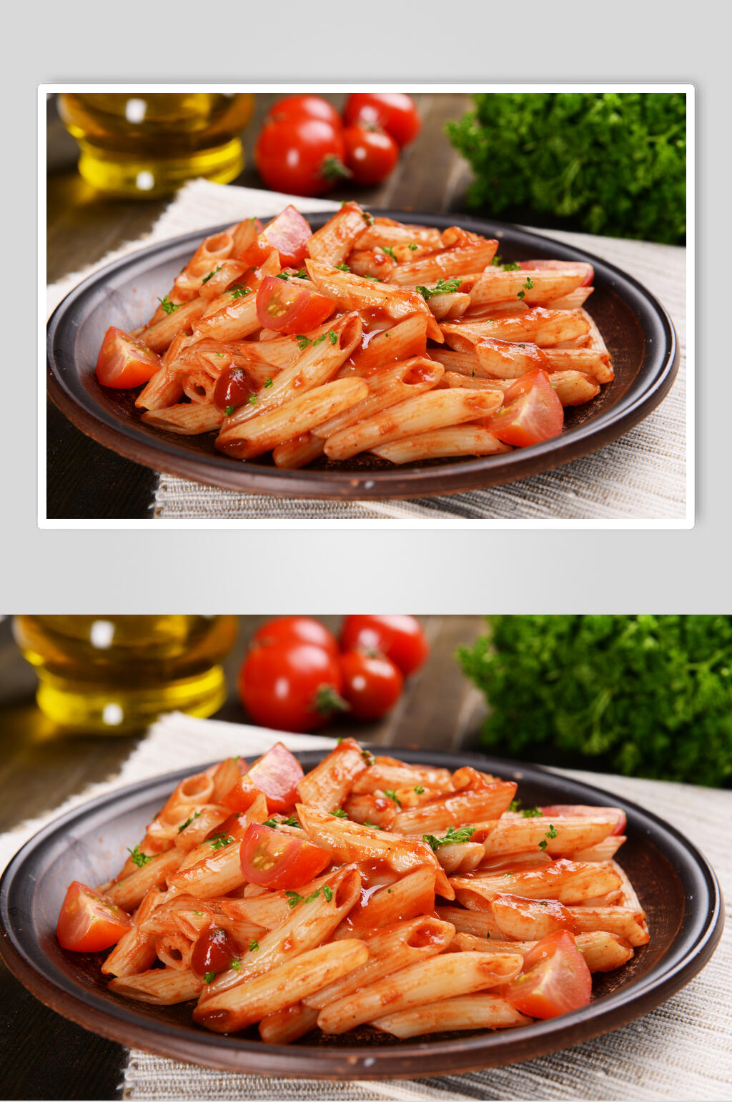 香浓意大利面通心粉食物图片素材