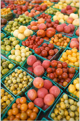 市场蔬菜水果摄影图片