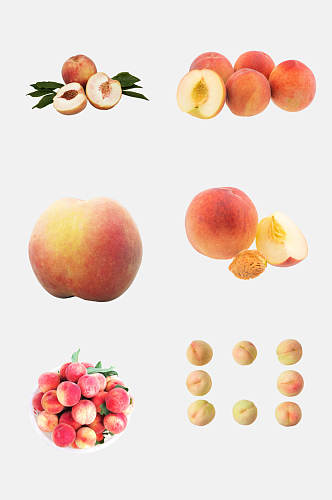 水果桃子免抠素材