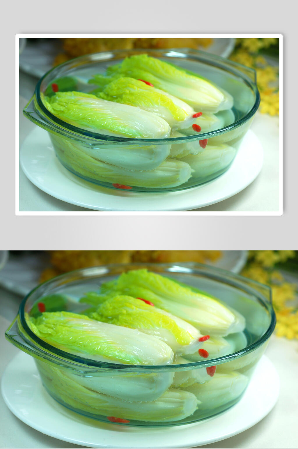 田园时蔬开水白菜图片素材