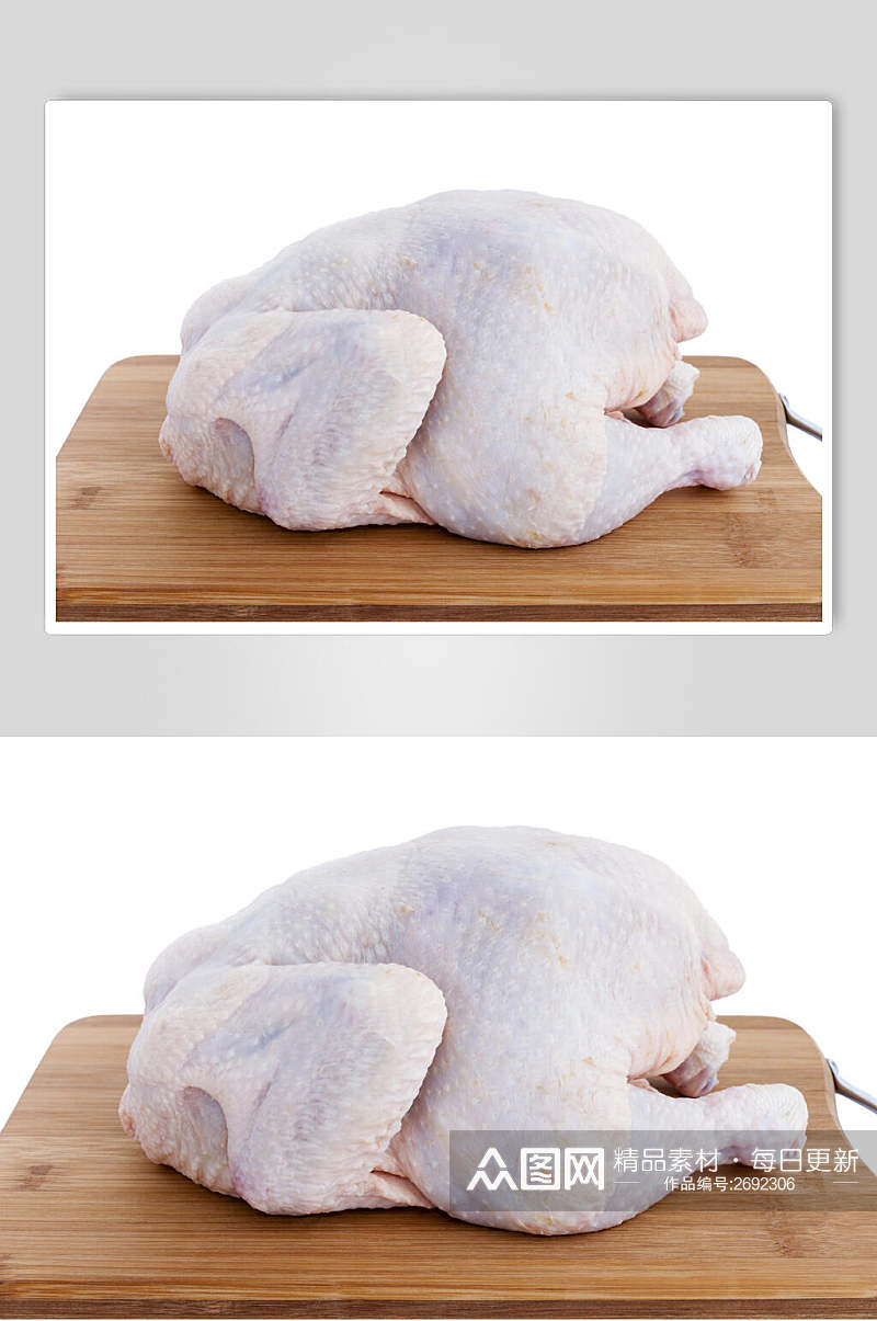 新鲜的整鸡食物摄影图片素材