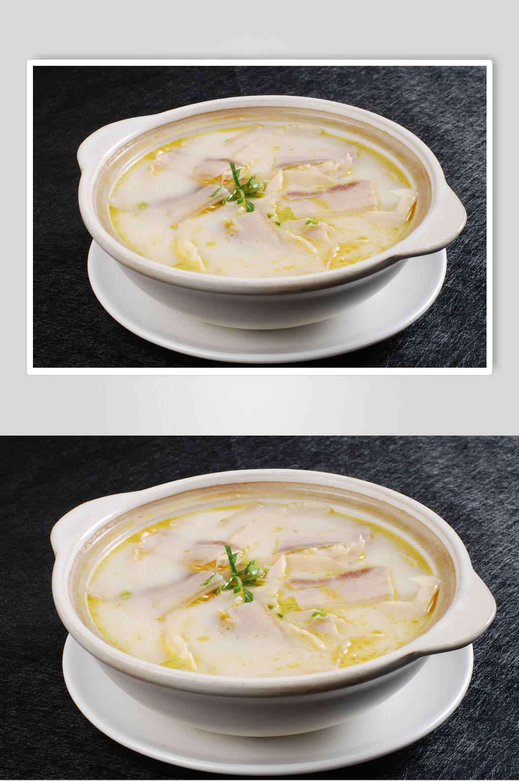 咸肉煲笋干图片素材