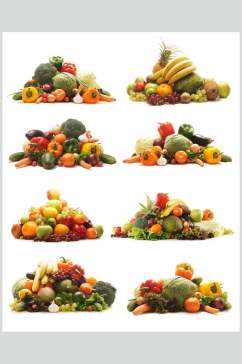 白底水果食品图片