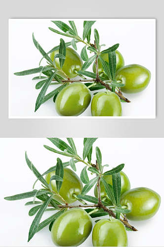 清新橄榄水果图片