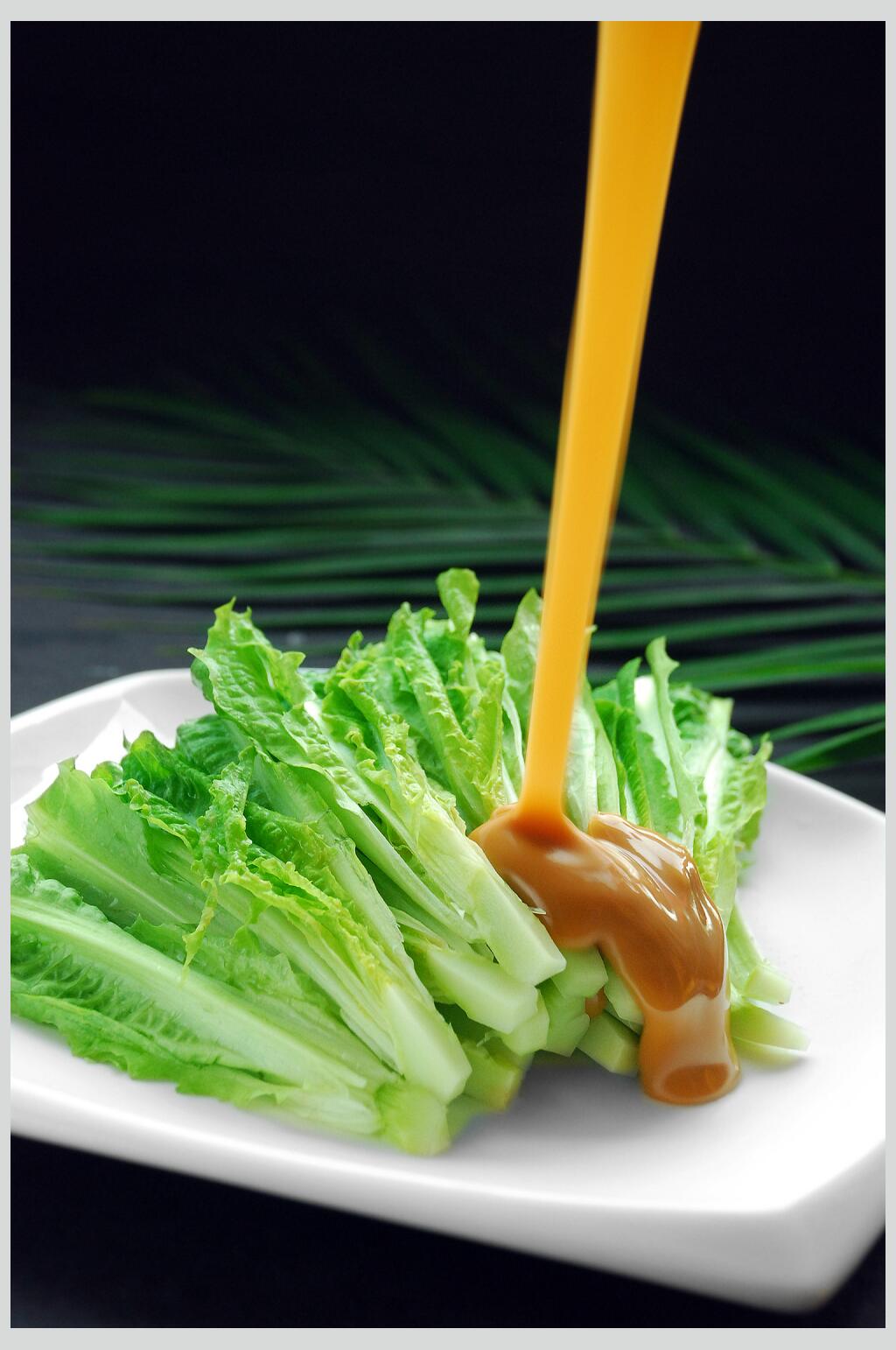 飘香麻酱油麦菜图片素材