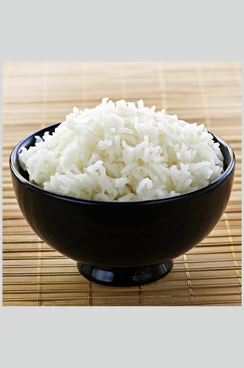 东北大米白米饭图片