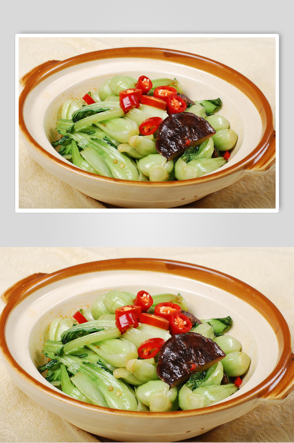 土钵小青菜食物摄影图片素材